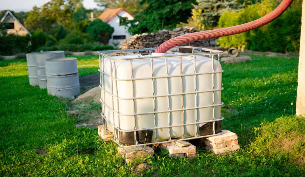 Collect rainwater for emergency storage
